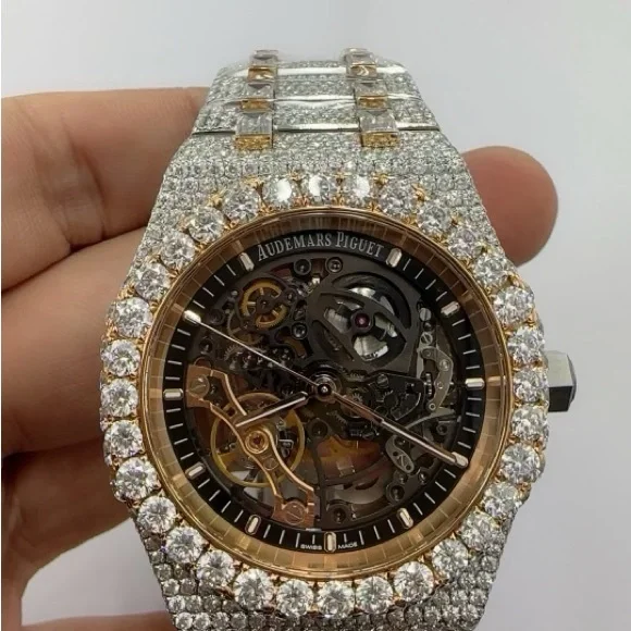 Audemars Piguet Diamond-Studded Skeleton Watch - Picture 10 of 12